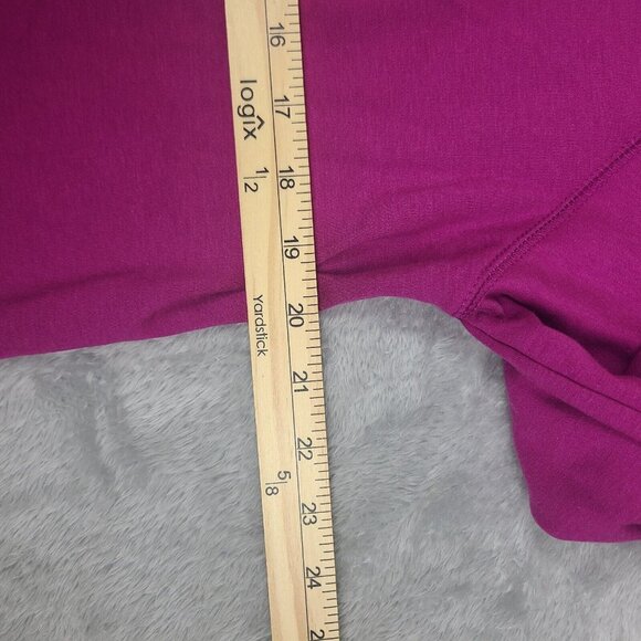 Fabletics Isabel‎ Wide Sleeve Pullover Sweatshirt Sz Medium Wine 0929 Womens - Picture 8 of 9